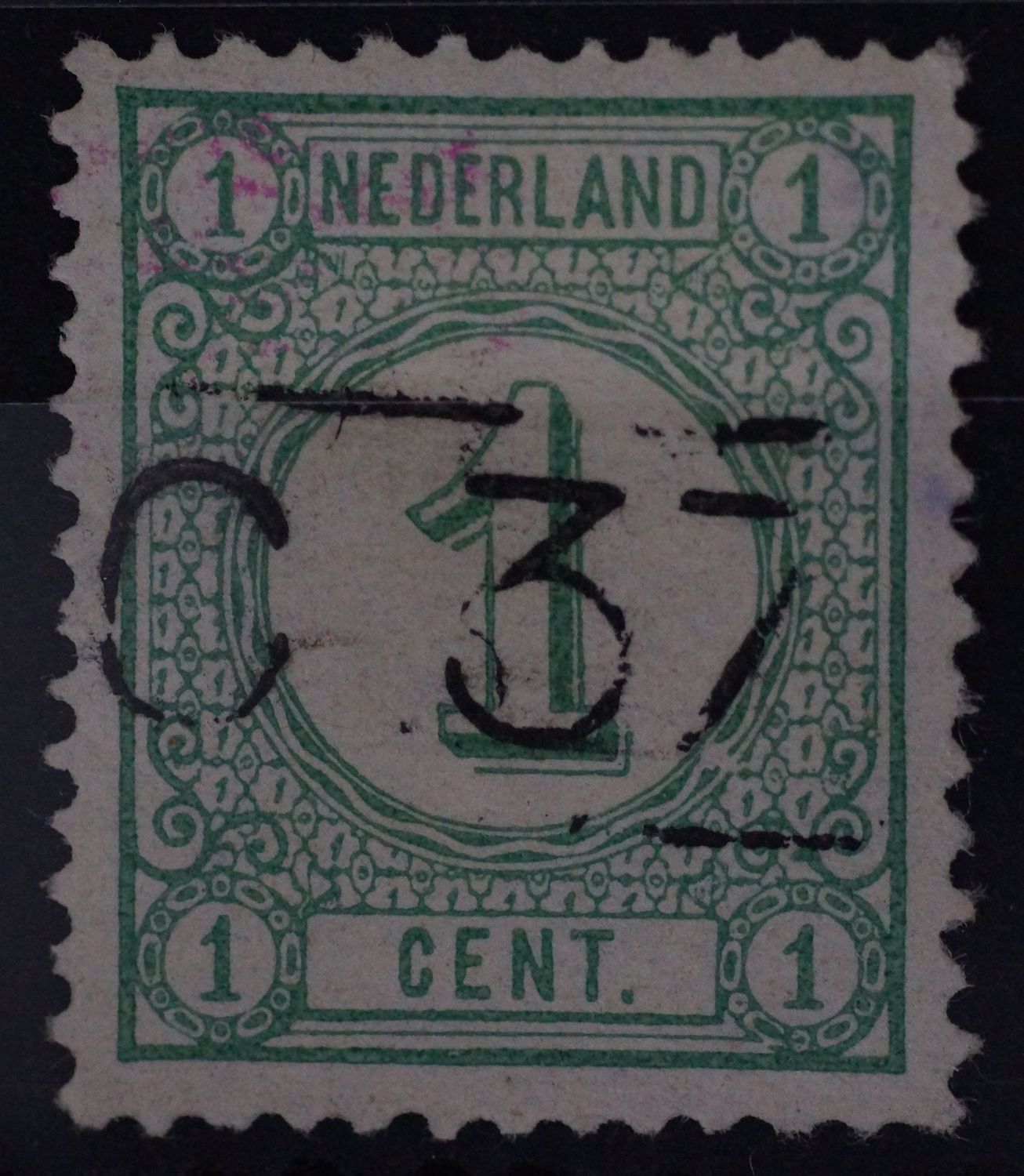 Bestellerstempel op NVPH 31