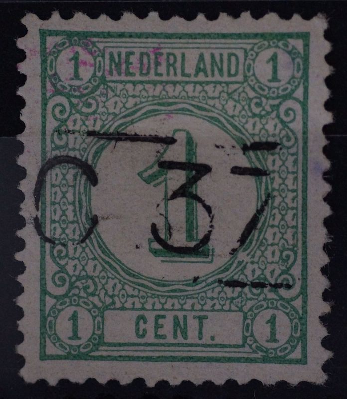 Bestellerstempel op NVPH 31
