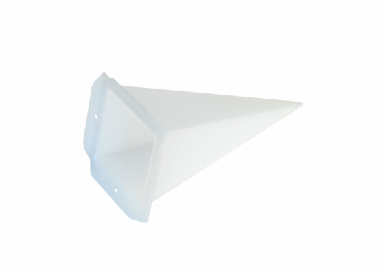 Einzelzacke A4 Viereck opal