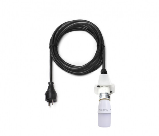 Kabel schwarz A4/A7, 5m Kappe opal, mit LED Kabel schwarz A4/A7, 5m Kappe opal, mit LED