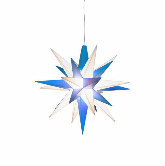 A1e blau/weiß, mit LED