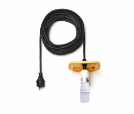 Kabel schwarz A13, 10m Kappe gelb, mit LED