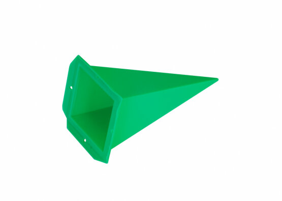 Einzelzacke A4 Viereck grün