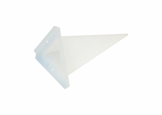 Einzelzacke A4 Dreieck opal