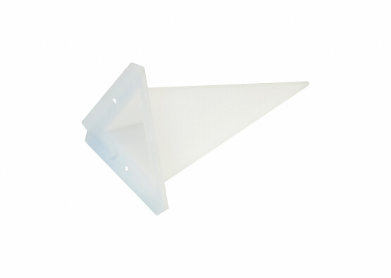 Einzelzacke A4 Dreieck opal