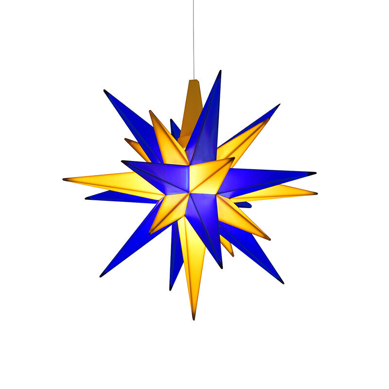 A1e blau/gelb, mit LED
