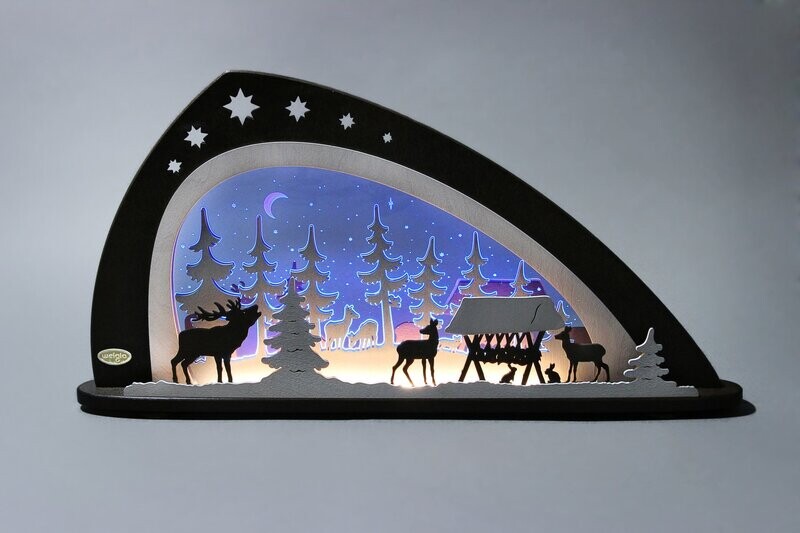 LED Schwibbogen "Waldtiere"