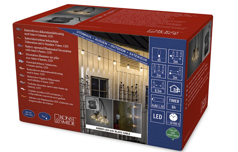 LED Lichterkette warmweiß mit Batterien LED Lichterkette warmweiß mit Batterien