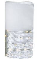 LED-Wachskerze mit Draht 75mm x 150 mm LED-Wachskerze mit Draht 75mm x 150 mm