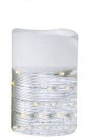 LED-Wachskerze mit Draht 75mm x 100 mm LED-Wachskerze mit Draht 75mm x 100 mm