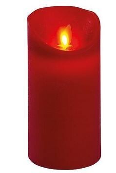 LED-Wachskerze rot 75mm x 150mm LED-Wachskerze rot 75mm x 150mm