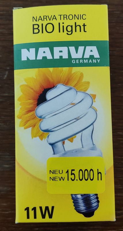 Narva BIO Light 11W Energiesparlampe, E27 Narva BIO Light 11W Energiesparlampe, E27