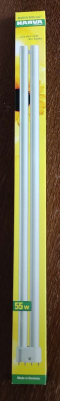 Narva BIO vital 55W Leuchtstoffröhre Energiesparlampe, 2 G11 Narva BIO vital 55W Leuchtstoffröhre Energiesparlampe, 2 G11