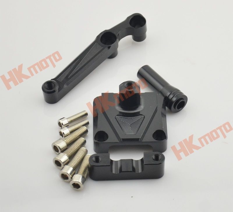 STAFFE AMMORTIZZATORE STERZO - STEERING DAMPER BRACKETS KAWASAKI 250R 08-12