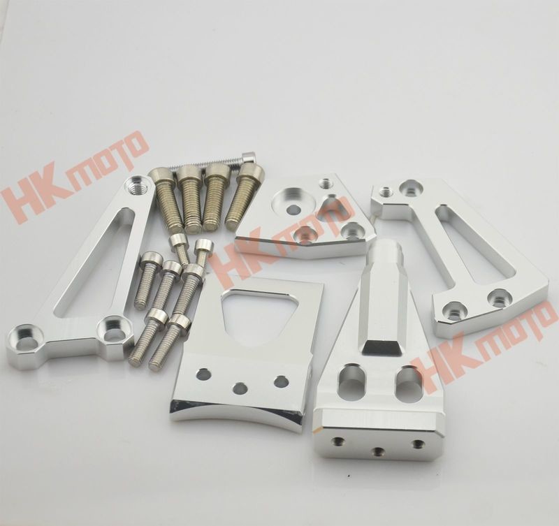 STAFFE AMMORTIZZATORE STERZO - STEERING DAMPER BRACKETS KAWASAKI 650R ER6N 09-11