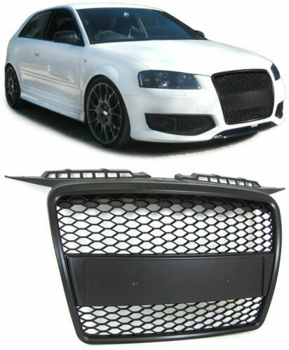 Sport Grill BLACK MATT for AUDI A3 8P 05-08 NEW