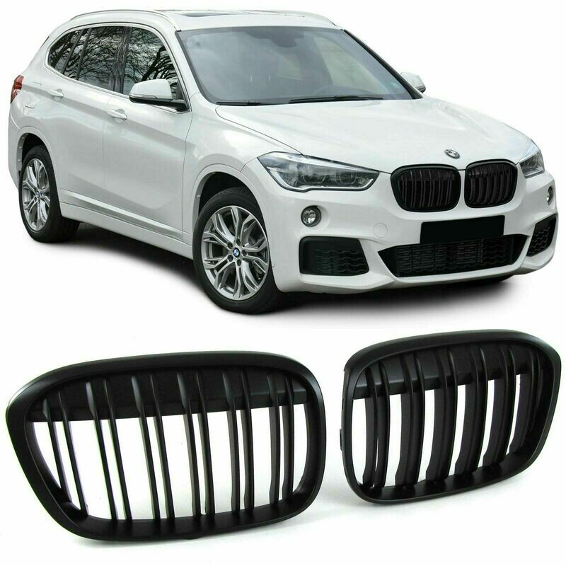 Sport Grill BLACK MATT for BMW X1 F48 14-19 M-LOOK