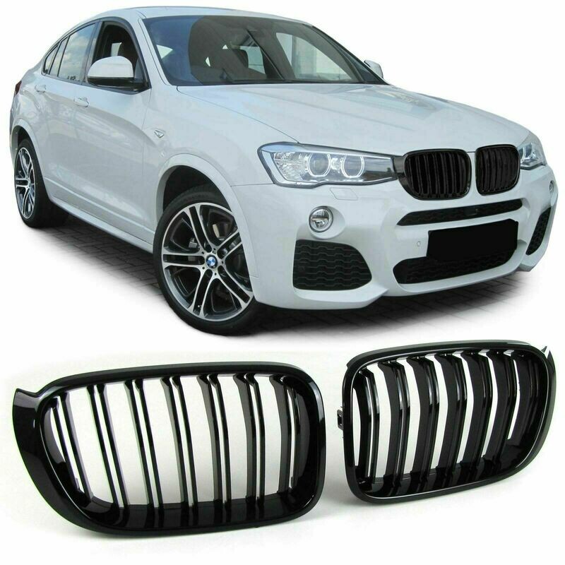 Sport Grill BLACK GLOSS for BMW X3 F25 X4 F26 2014 M-LOOK