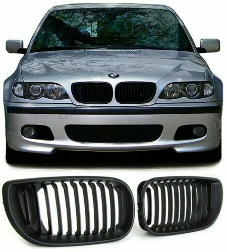 Sport Grill BLACK MATT for BMW E46 01-05 SALOON & TOURING