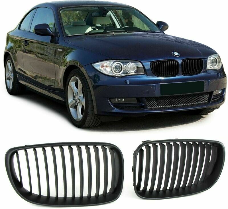 Sport Grill BLACK MATT for BMW E81 E82 E87 E88 07-12
