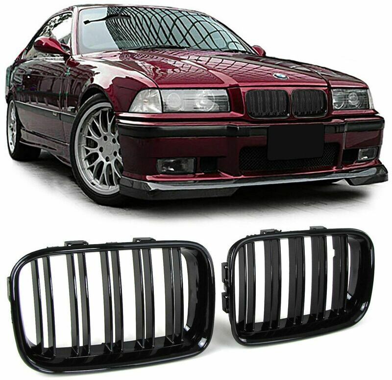 Sport Grill BLACK GLOSS for BMW E36 91-96 M-LOOK