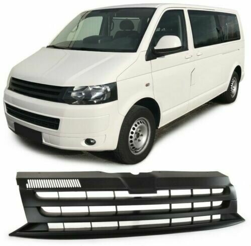Sport Grill BLACK MATT for VW T5 Bus Transporter 09-15