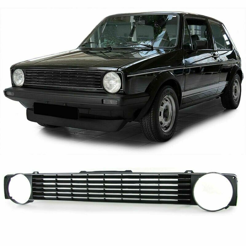 Sport Grill BLACK MATT for VW GOLF 1 / CADDY 74-92