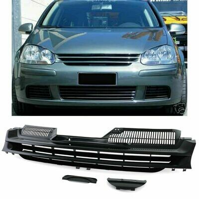 Sport Grill BLACK & RED for VW GOLF 5 03-08