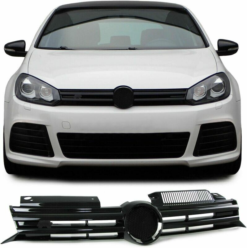Sport Grill BLACK for VW GOLF 6 08-13 R-LOOK