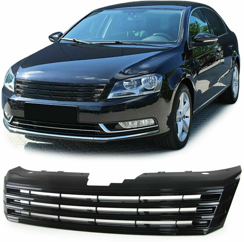 Sport Grill BLACK for VW Passat B7 10-14
