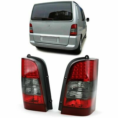 Rear RED & SMOKE LED lights for Mercedes VITO 638 96-03