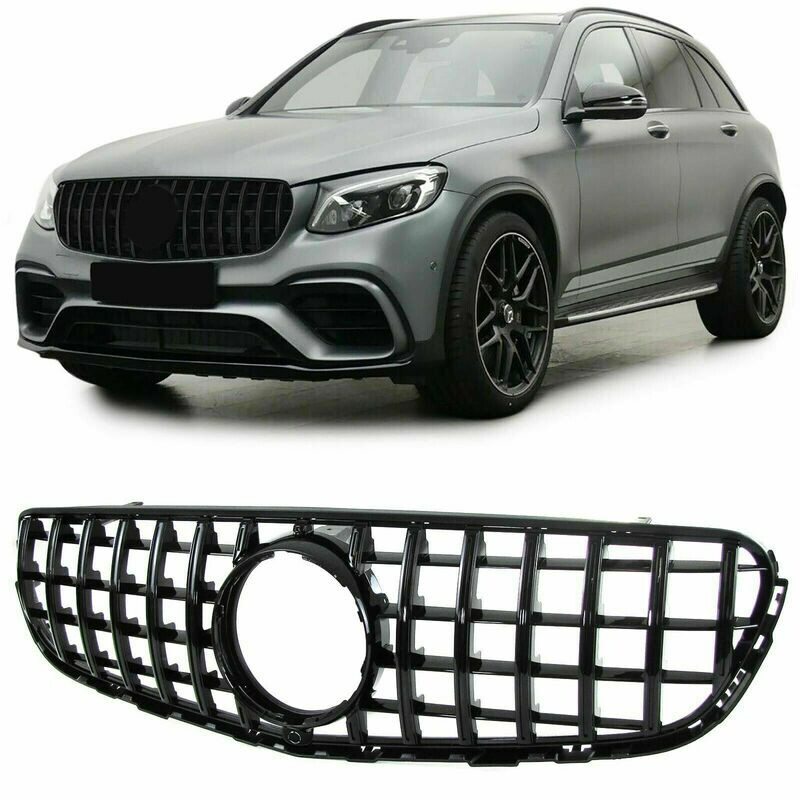 Sport Grill BLACK for Mercedes GLC X253 C253 15-19