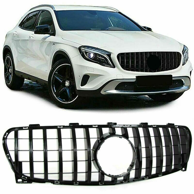Sport Grill BLACK for Mercedes GLA X156 17-20