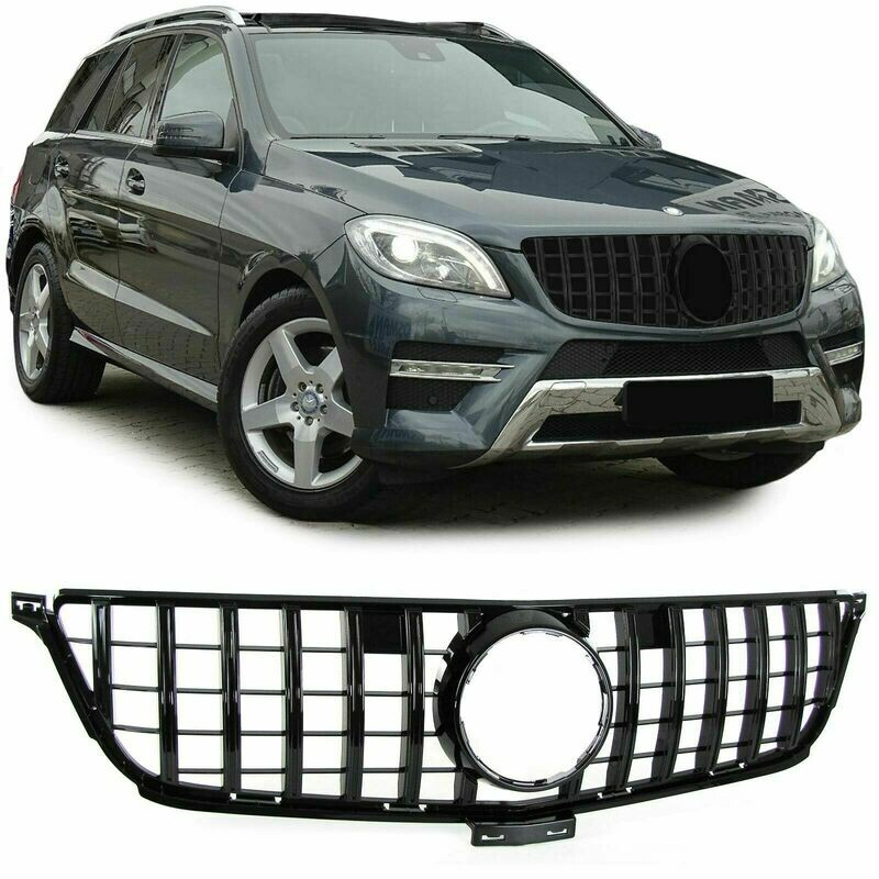 Sport Grill BLACK for Mercedes ML W166 11-15
