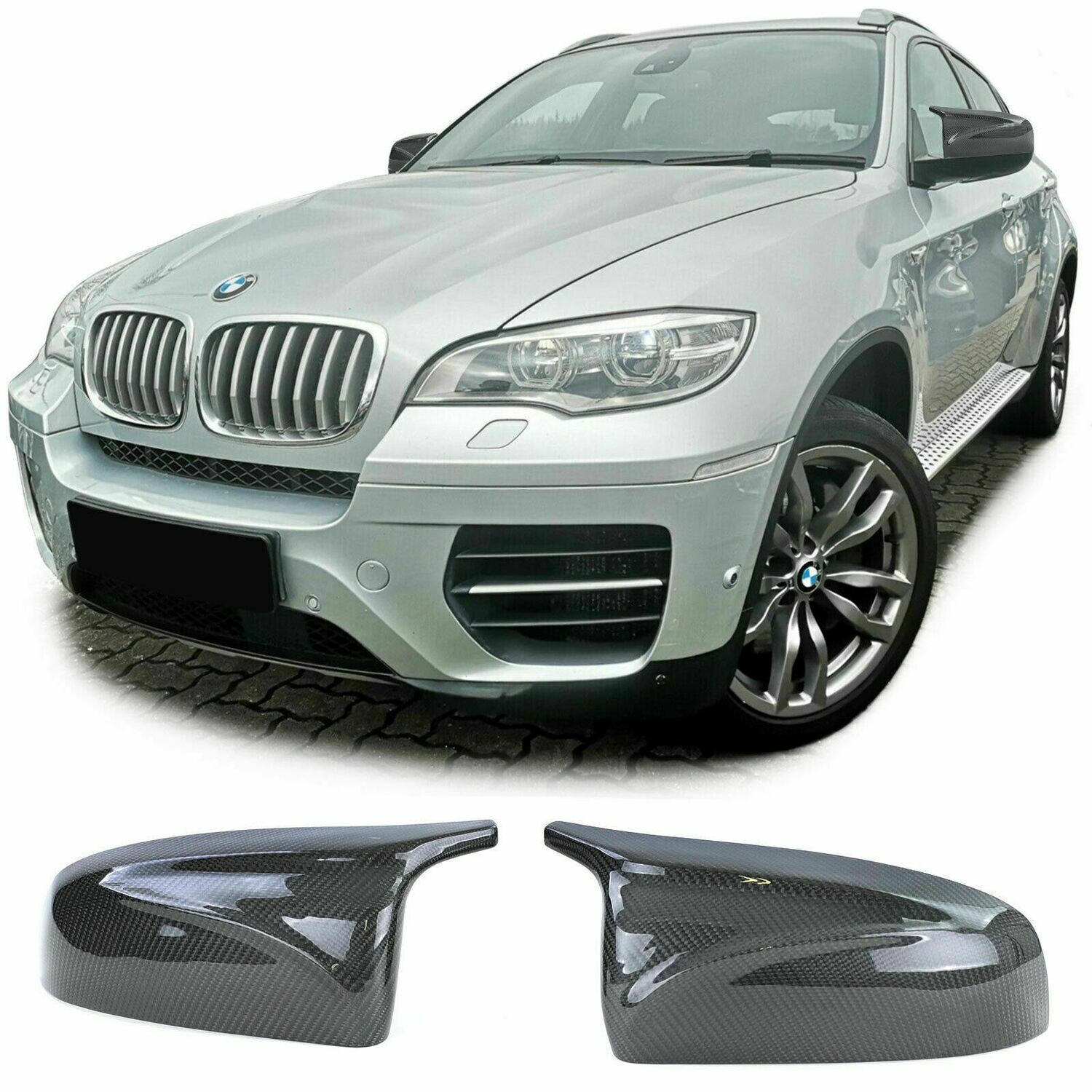 Mirrors Cover Carbon for BMW X5 E70 X6 E71 06-13