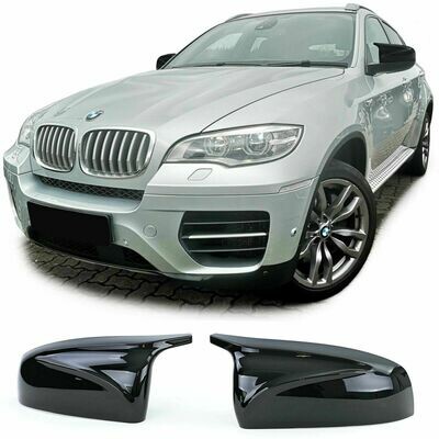 Mirrors Cover Black Gloss for BMW X5 E70 X6 E71 06-13