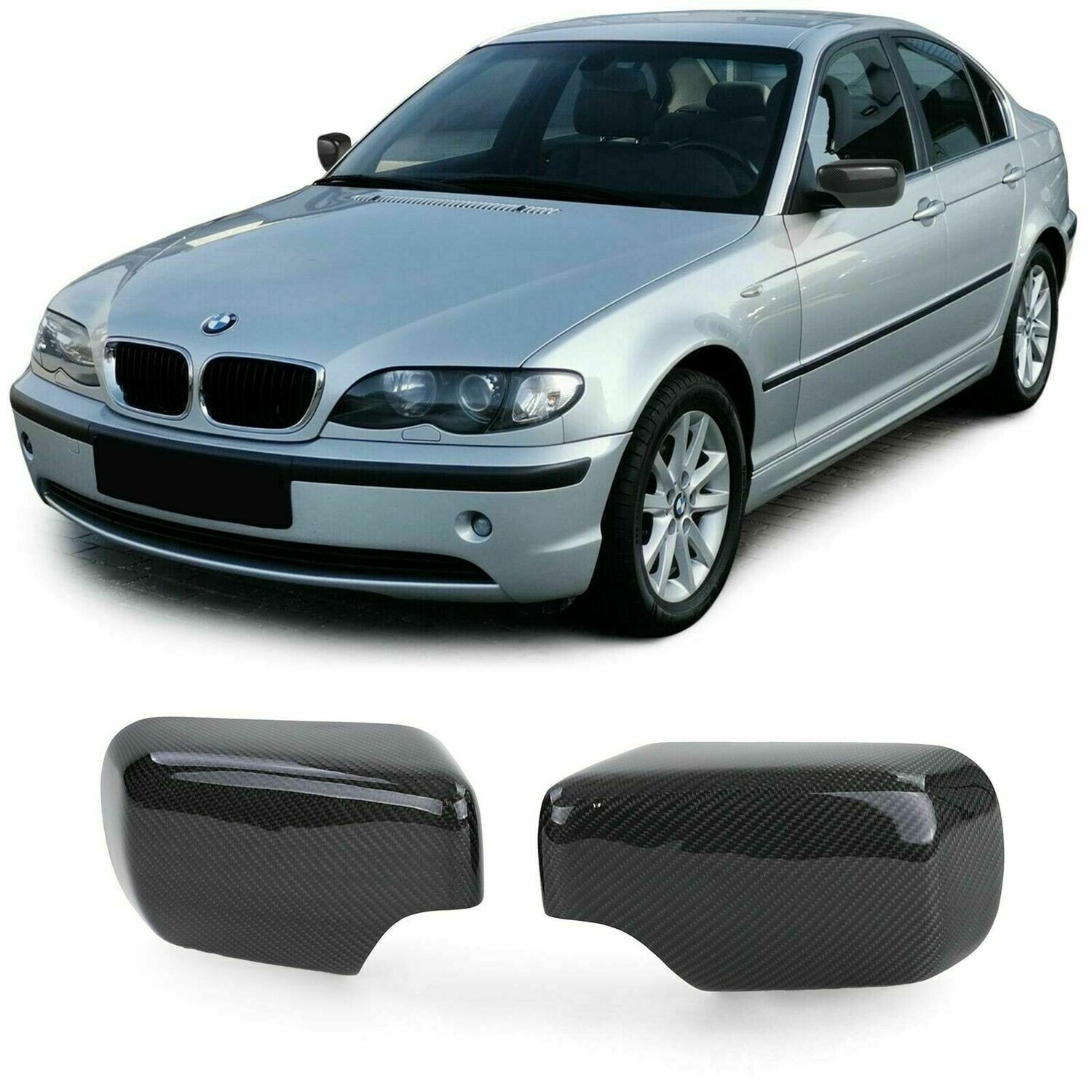 Mirrors Cover Carbon for BMW E46 98-05 SALOON & TOURING – Monster Tuning  Parts – Design Art since 1997