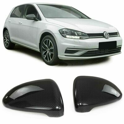 Mirrors Cover Carbon for VW GOLF 7 12-19 SPORT LOOK