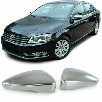 Mirrors Cover Silver for VW PASSAT 3C B7 10-14