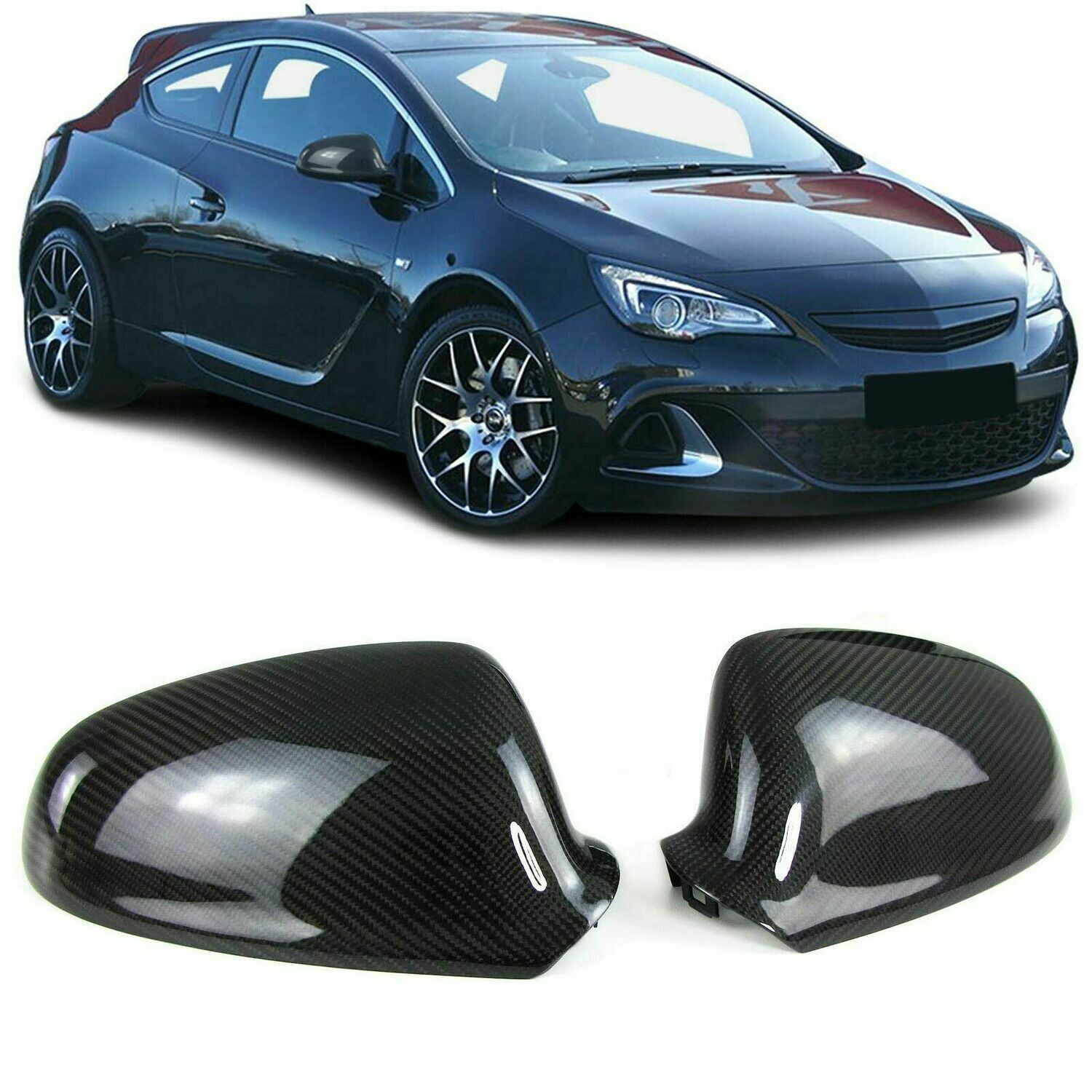 Mirrors Cover Carbon for OPEL ASTRA J 09-15