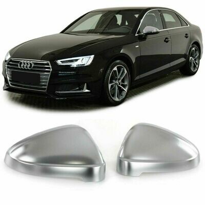Mirrors Cover Silver for AUDI A4 S4 B9 8W 15-17 A5 S5 B9 8F