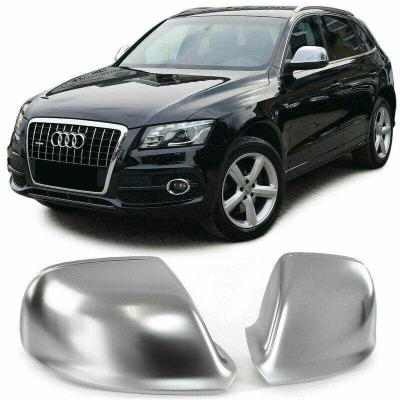Mirrors Cover Silver for AUDI Q5 8R 2008 Q7 4L 09-15
