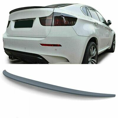 Rear boot spoiler for BMW X6 E71 08-15 Sport Look