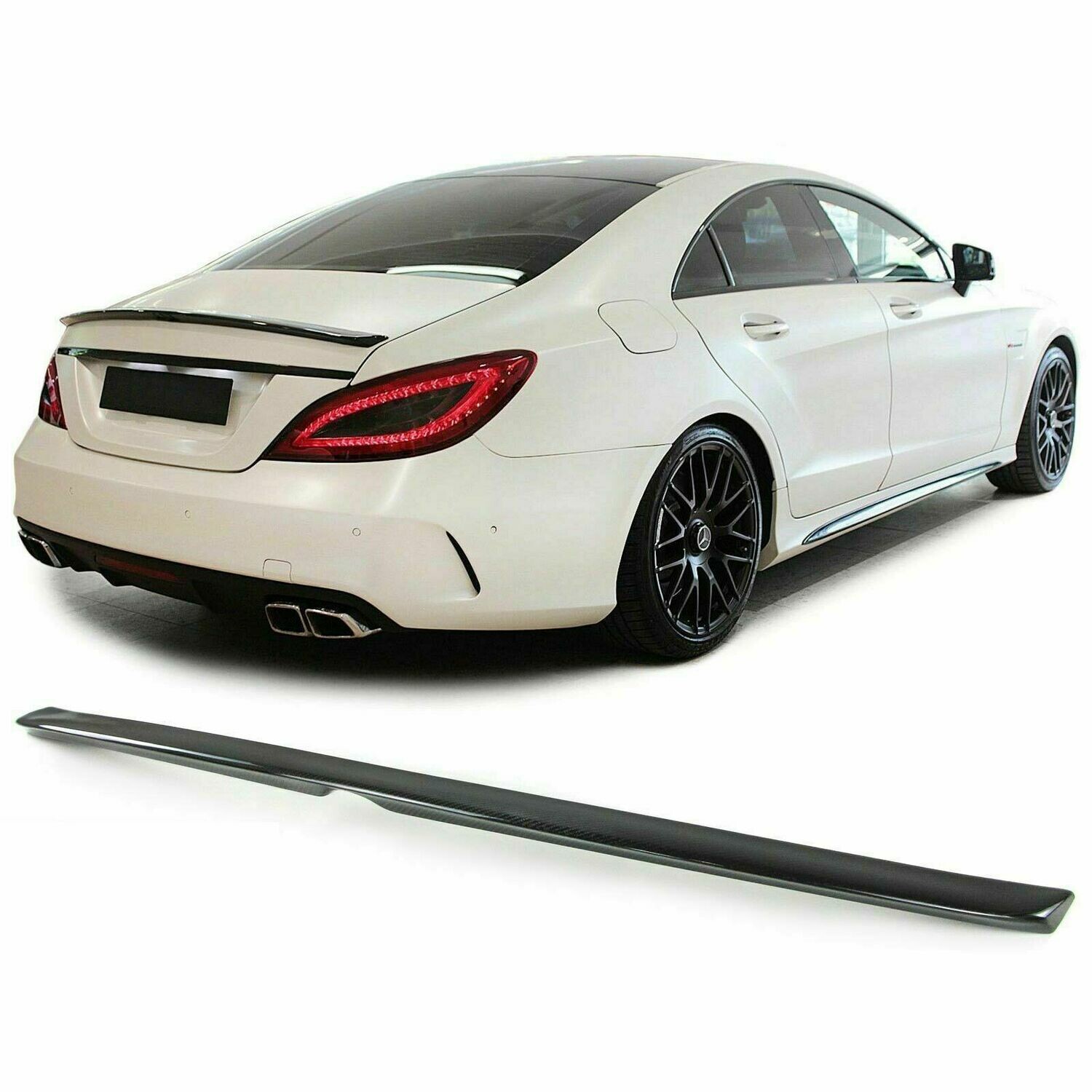 Rear boot Carbon spoiler for MERCEDES CLS W218 2011