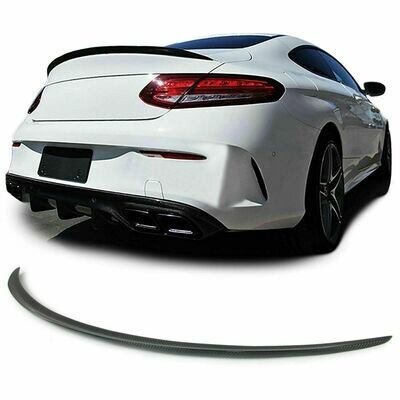 Rear boot Carbon spoiler for MERCEDES C205 Coupe C-Class 2015
