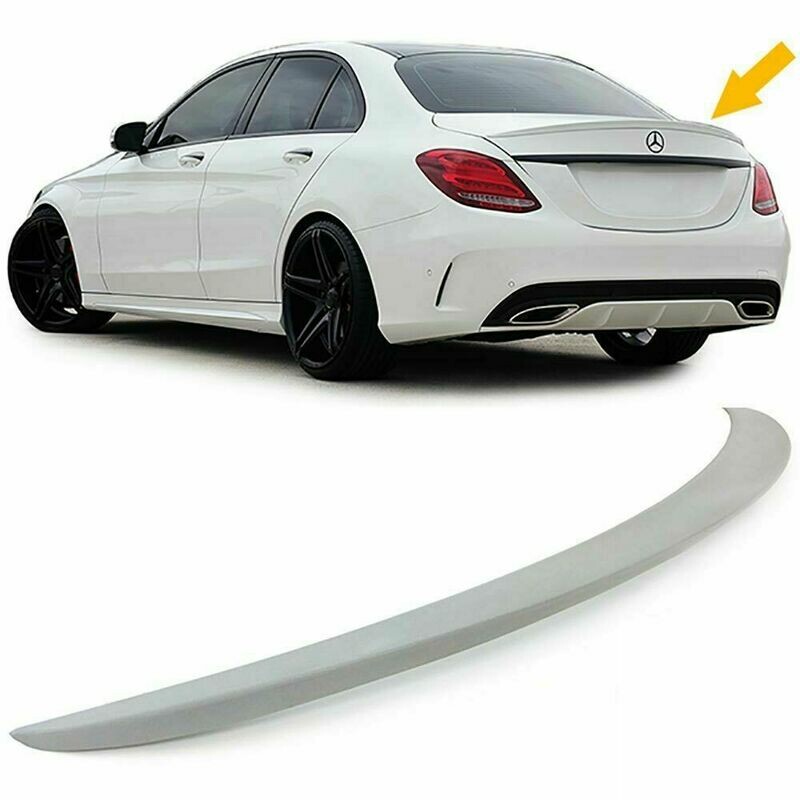 Rear boot spoiler for MERCEDES W205 C-Class 2014