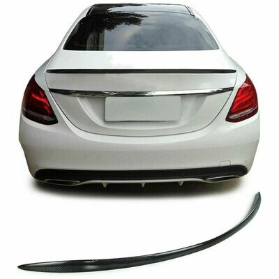 Rear boot Carbon spoiler for MERCEDES W205 C Class 2013