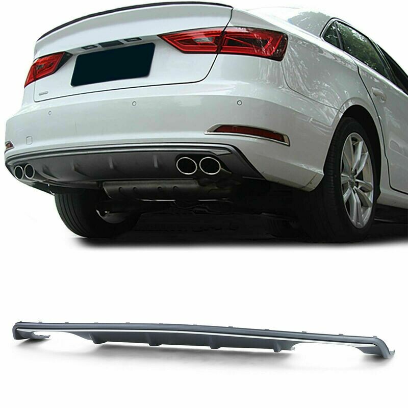 Rear Diffuser for AUDI A3 8V Saloon Cabrio 12-16 S-Line Bumpers