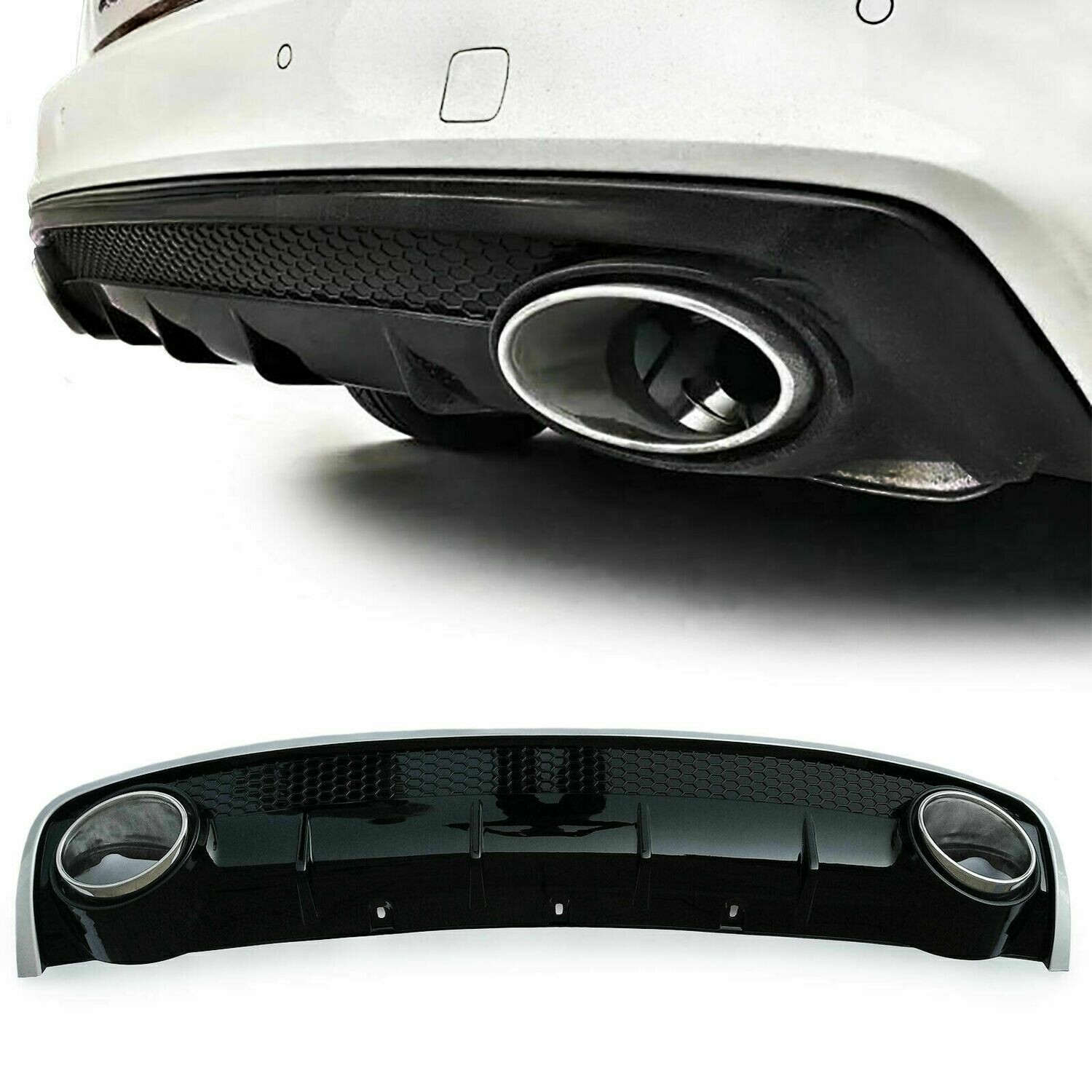 Rear Diffuser for AUDI A4 B8 11-15 SALOON & AVANT – Monster Tuning Parts –  Design Art since 1997