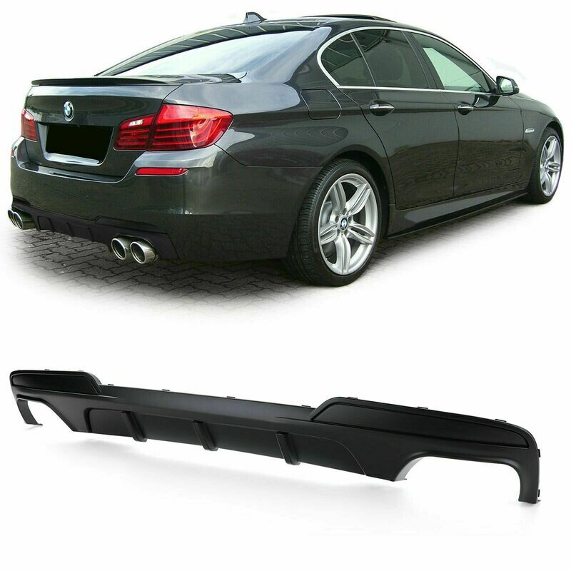 Rear Diffuser Black MATT for BMW F10 F11 10-17 Series 5